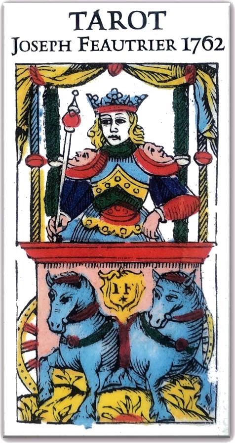 TAROT by Joseph Feautrier  Marseilles 1762, France