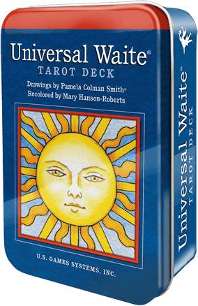 Universal Waite Tarot Deck in a Tin